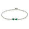 Tranquility Bracelet - Silver and Sea Green