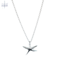 Star Fish Necklace - Silver