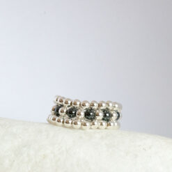Hematite Ring Stack - Silver image