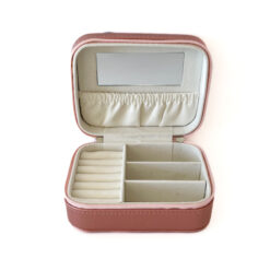 Rose Gold Mele & Co Travel Jewellery Case