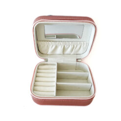 Rose Gold Mele & Co Travel Jewellery Case